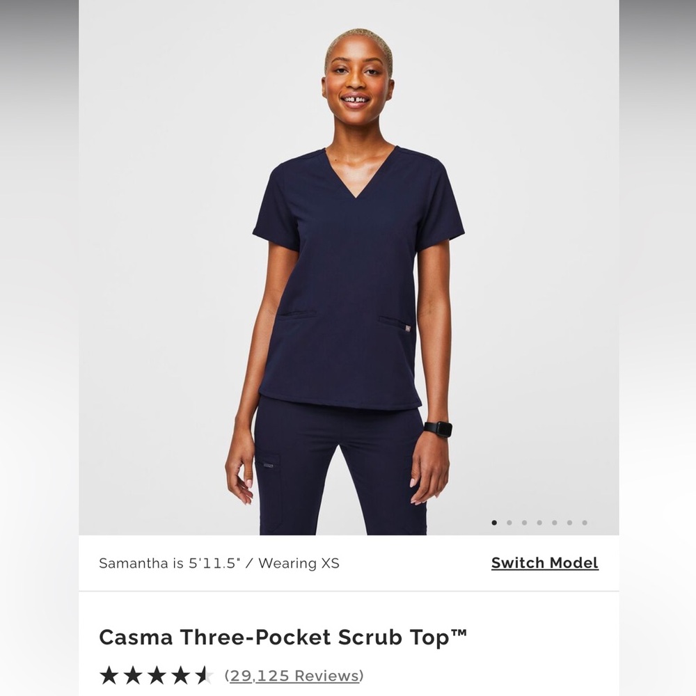 Women’s figs M Casma 3 pocket in navy
